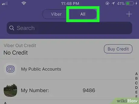 Image titled Invite Someone to Viber on iPhone or iPad Step 3