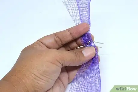 Image titled Make Deco Mesh Flowers Step 12