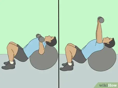 Image titled Do Balance Ball Dumbell Chest Press Step 9.jpeg
