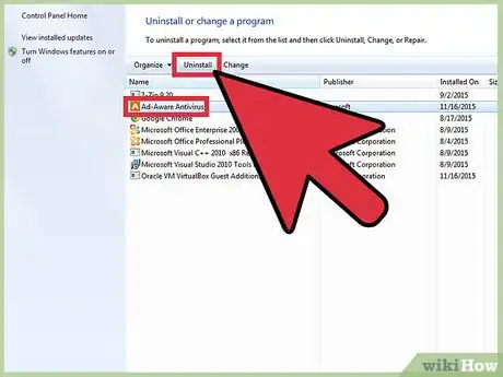Image titled Uninstall Ad Aware Free Internet Security Step 6
