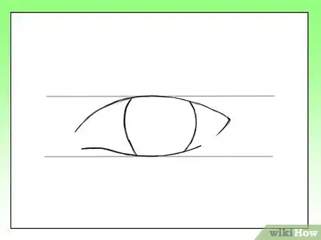 Image titled Draw a Realistic Manga Eye Step 3