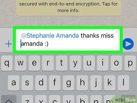 Image titled Tag Someone on WhatsApp on iPhone or iPad Step 7