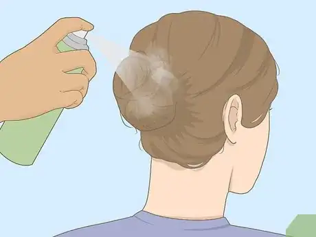 Image titled Keep a Bun in Your Hair Step 6