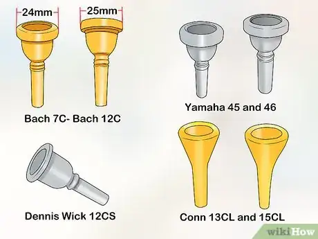 Image titled Choose a Trombone Mouthpiece Step 7
