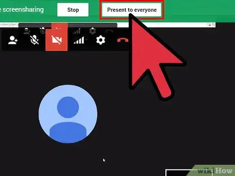 Image titled Screenshare (Screencast) on Google+ Hangouts Step 6
