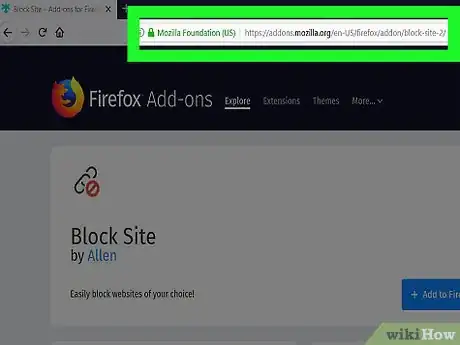 Image titled Block and Unblock Internet Sites with Firefox Step 2