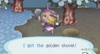 Get a Golden Shovel in Animal Crossing: Wild World