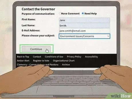 Image titled Contact California's Governor Step 5