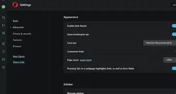 Activate the Dark Theme on Opera Browser
