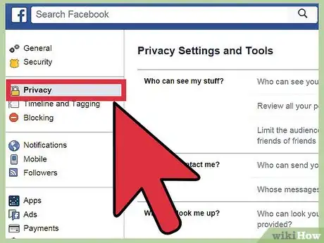 Image titled Keep Safe on Facebook Step 2
