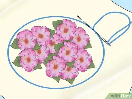 Image titled Add Embellishment by Embroidering Printed Fabrics Step 4