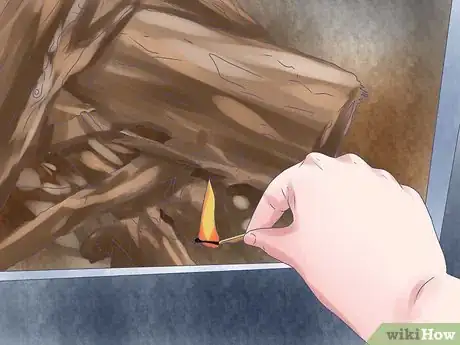 Image titled Build a Fire in a Woodburning Heater Step 7