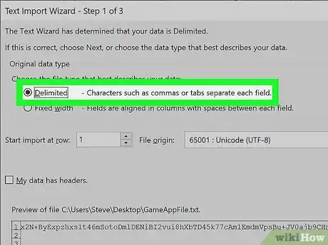Image titled Convert Text Files to Excel Step 11