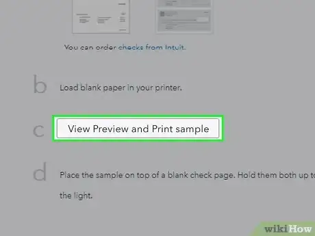 Image titled Print Checks in Quickbooks Step 6