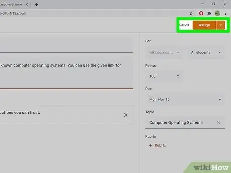 Image titled Do an Assignment on Google Classroom Step 19