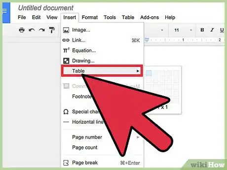 Image titled Make a Signup Sheet on Google Docs Step 4