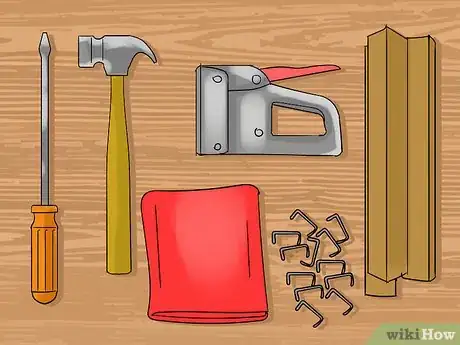 Image titled Reupholster a Footstool Step 1