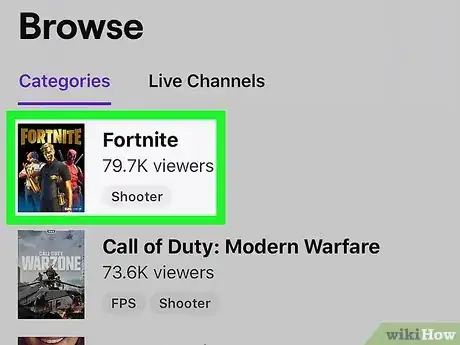 Image titled Use Twitch on iPhone or iPad Step 10