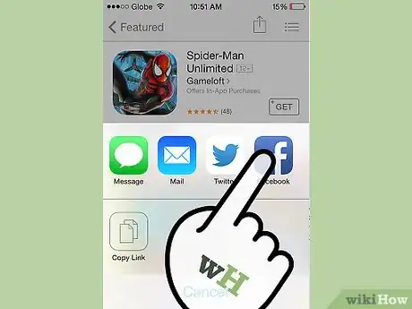 Image titled Share Apps Using an iPhone Step 5