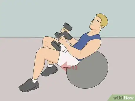 Image titled Do Balance Ball Dumbell Chest Press Step 2.jpeg