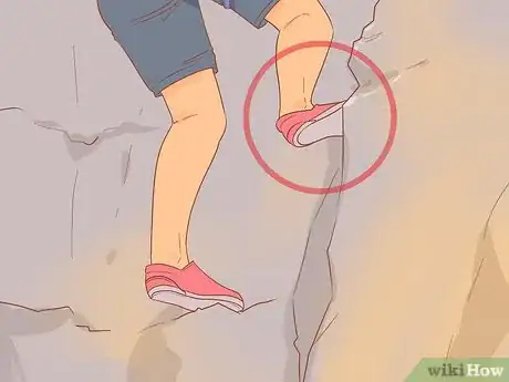 Image titled Match and Switch in Rock Climbing Step 3