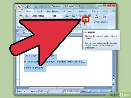 Image titled Double Space in Word 2007 Step 10
