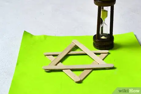 Image titled Make a Star of David from Popsicle Sticks Step 8