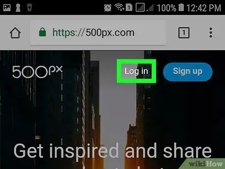 Image titled Sell Photos on 500px on Android Step 3