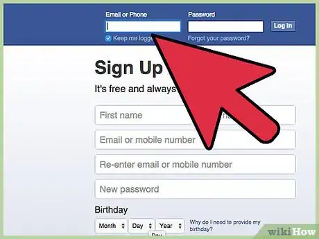 Image titled Write a Note on Facebook for a Page (Admins Only) Step 1