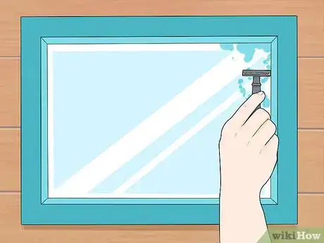 Image titled Paint a Non‐Removable Mirror Frame Step 17