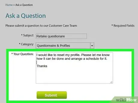 Image titled Reset an eHarmony Profile on PC or Mac Step 3