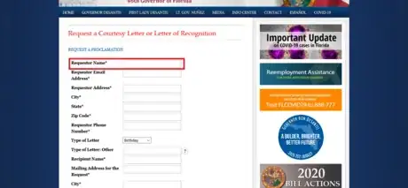 Image titled Florida Request A Letter Webpage Enter Requestor Name.png