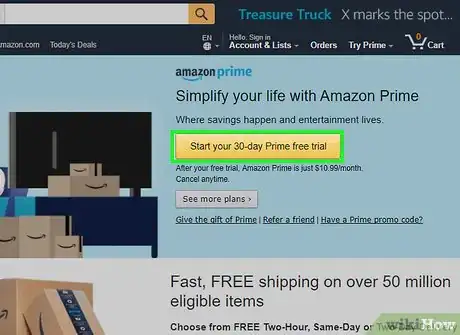 Image titled Use Amazon Prime Step 2