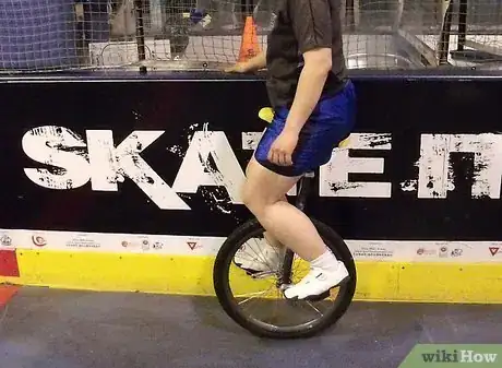 Image titled Mount a Unicycle Step 7