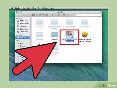 Image titled Protect Files in a Sandisk USB Flash Drive with Sandisk Secureaccess on Mac Step 5