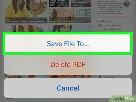 Image titled Create PDFs in Safari on iPhone or iPad Step 7