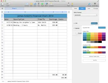 Image titled MakeFinanceChartNumberzChangeCellColor.png