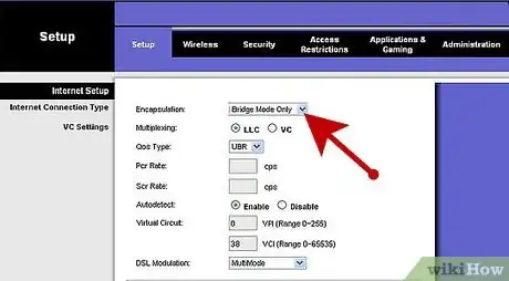 Image titled Use a Linksys WAG200G as a Range Extender or Access Point Step 3