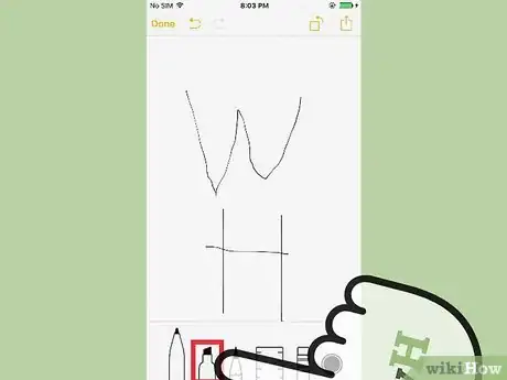 Image titled Draw in iPhone Notes Step 6