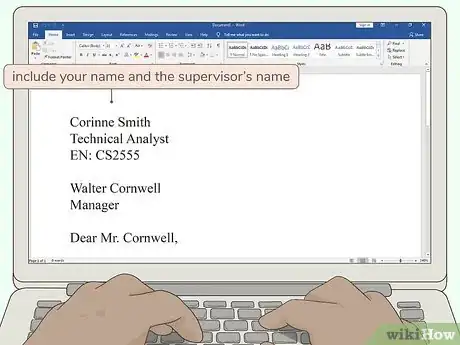 Image titled Write an Earned Leave Application Step 3