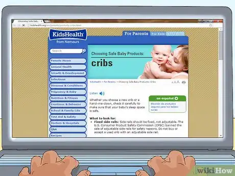 Image titled Repurpose a Crib Step 2