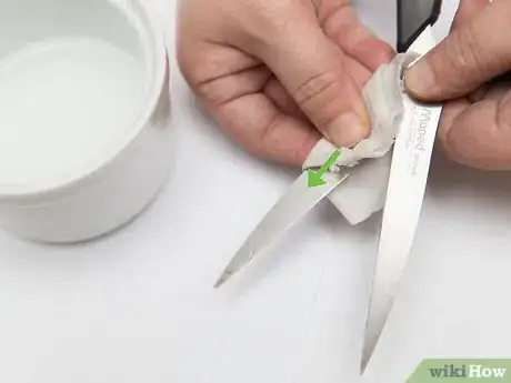 Image titled Clean Adhesive from Scissors Step 6