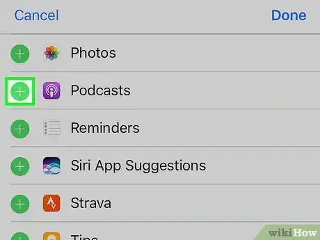 Image titled Access the Podcast Widget on an iPhone Step 5