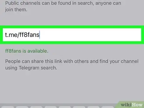 Image titled Create a Telegram Channel on iPhone or iPad Step 8