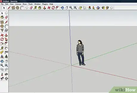 Image titled Make a Chair on Google SketchUp Step 1