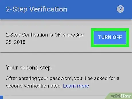 Image titled Turn Off Two Factor Authentication on Android Step 7