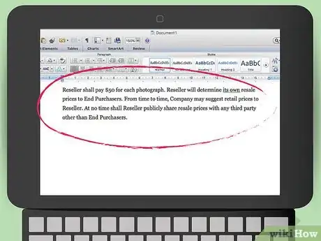 Image titled Draft a Reseller Agreement for Photographs Step 10