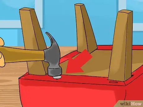 Image titled Reupholster a Footstool Step 9