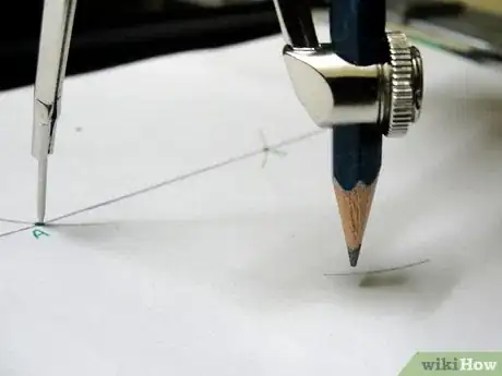 Image titled Construct a Perpendicular Line to a Given Line Through Point Outside the Line Step 6