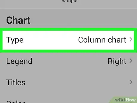 Image titled Make a Graph on Google Sheets on Android Step 6